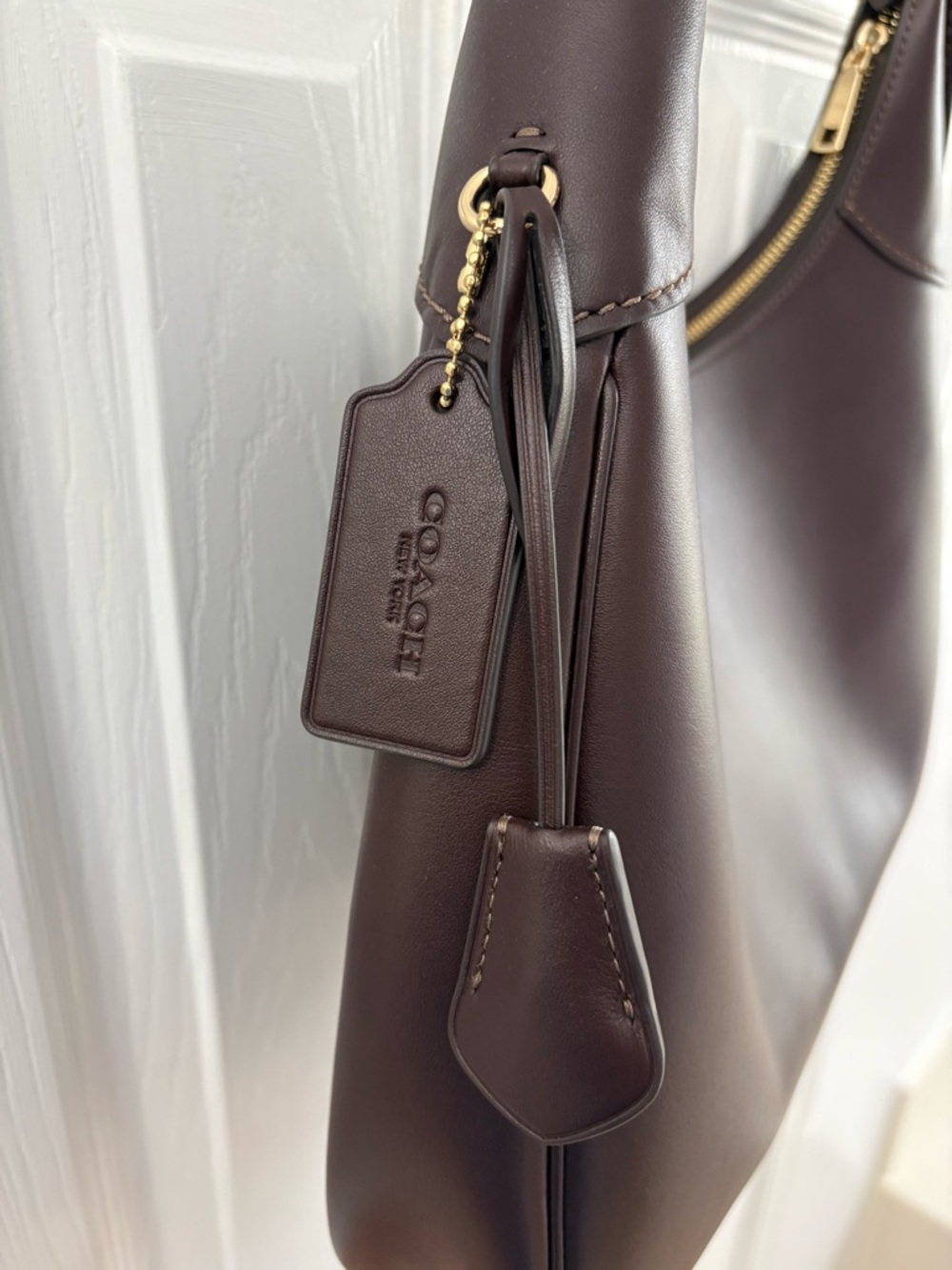 Coach Ella Shoulder Bag Espresso - Picture 4 of 11